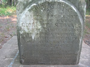 George T. Stovall Marker Detail